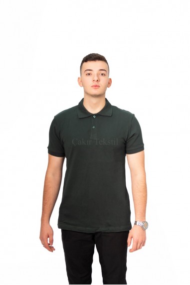 Yeşil Polo Yaka T-Shirt