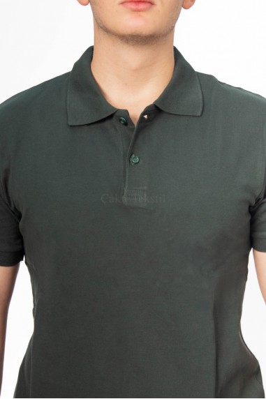 Yeşil Polo Yaka T-Shirt