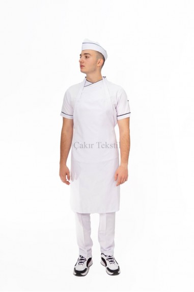 Beyaz Aşçı Kıyafeti - Model 2