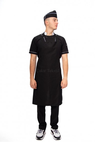 Siyah Aşçı Kıyafeti - Model 2